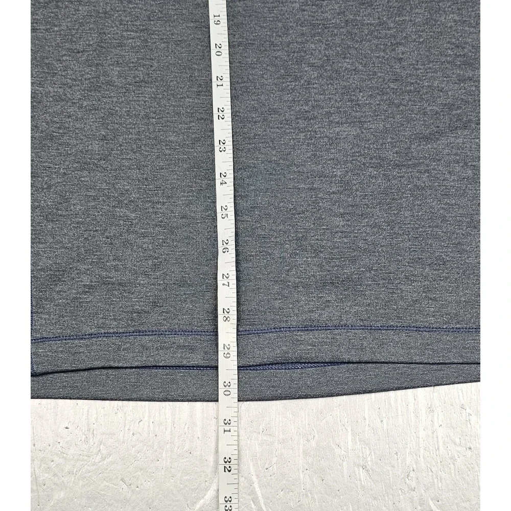 Tommy Bahama Michigan Wolverines Pullover Mens XL Gray Qt Zip Long Sleeve‎